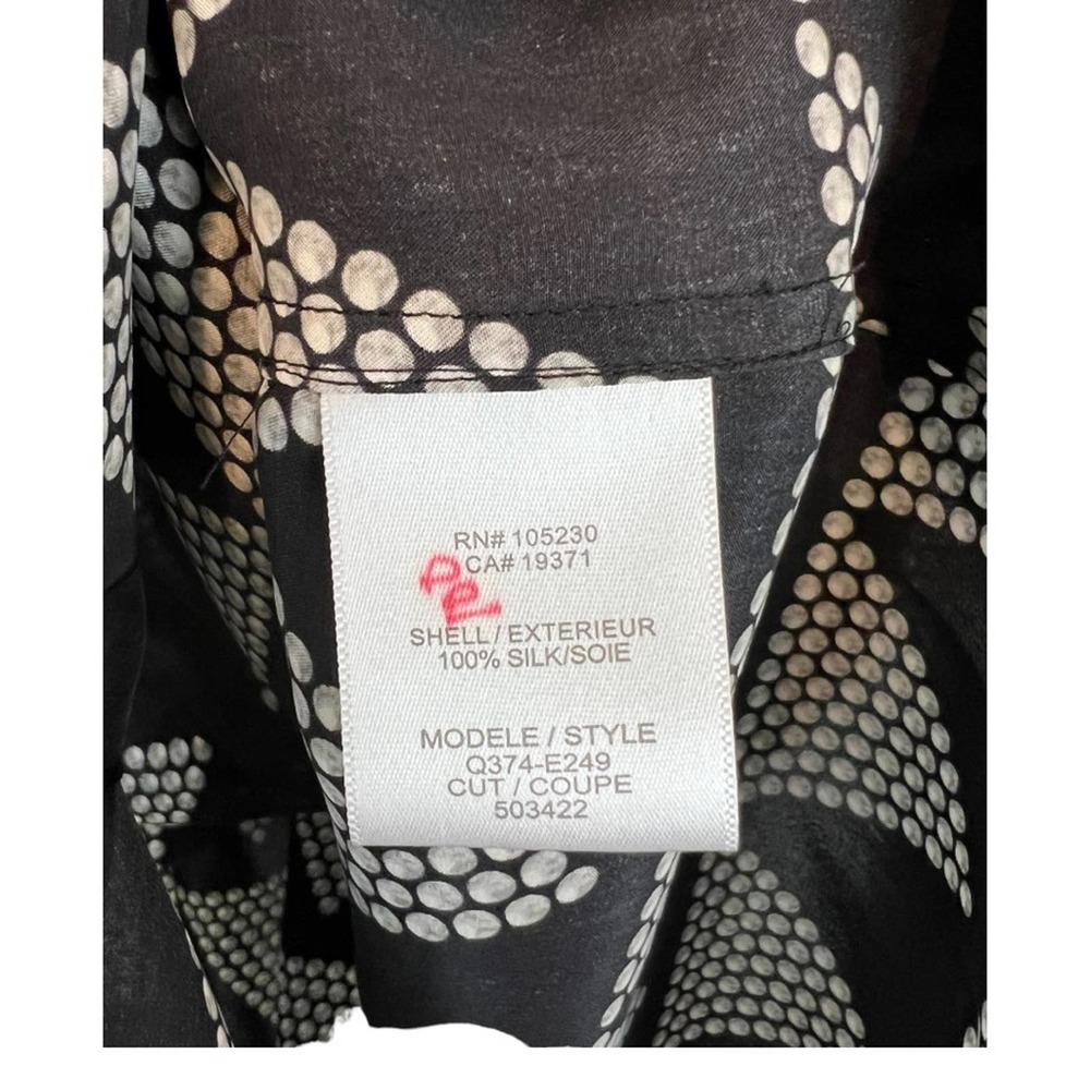 Equipment Femme Triangle Diamond Silk Blouse - Picture 6 of 11